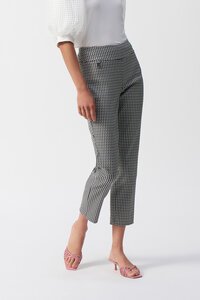 Joseph Ribkoff Geometric Crop Pant