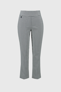 Joseph Ribkoff Geometric Crop Pant