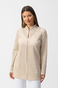 Joseph Ribkoff Faux Weave Jacket