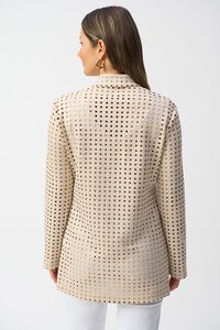 Joseph Ribkoff Faux Weave Jacket