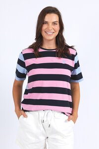 Elm Eden Stripe SS Tee