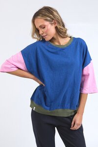 Elm Mazie Colour Block Sweat