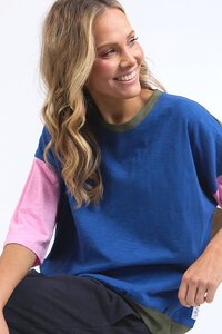 Elm Mazie Colour Block Sweat