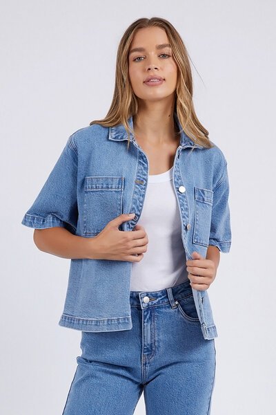 Foxwood Huntleigh Denim Shirt-new-Preen