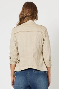 Threadz Denim Military Jacket