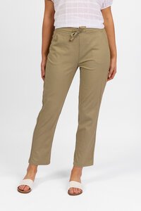 Vassalli Slim Ankle Grazer Elastic Waist Pant