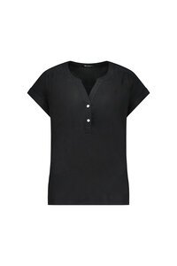 Vassalli Drop Shoulder 1-2 Placket Top