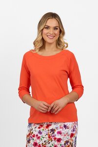 Vassalli Boat Neck 3-4 Sleeve Top