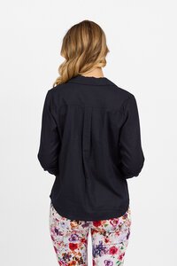 Vassalli Long Sleeve 1-2 Placket Shirt