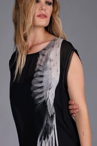 Storm Wing Print Top