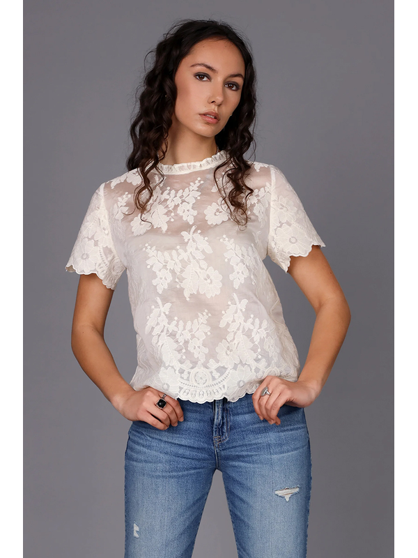 Storm Embroidered Top