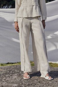 Veronika Maine European Linen Wrap Pant