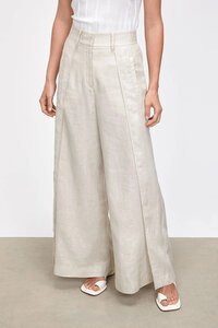 Veronika Maine European Linen Wrap Pant