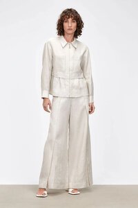 Veronika Maine European Linen Wrap Pant