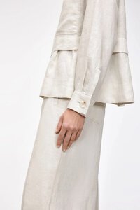 Veronika Maine European Linen Shirt Jacket