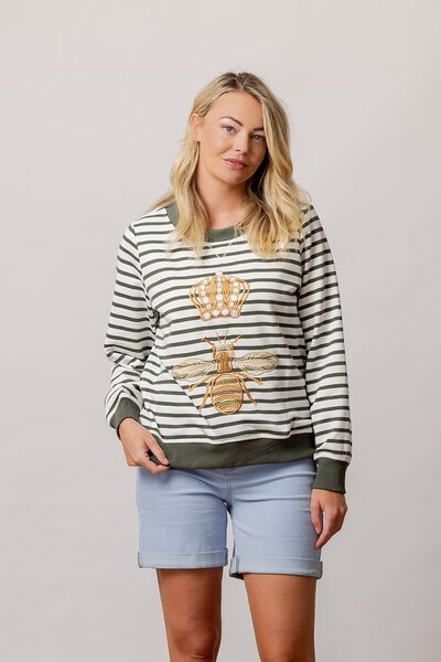 Moss Queen Bee Sweat-new-Preen