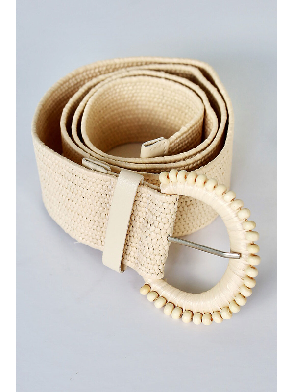 Archer House Elasticated Raffia Belt