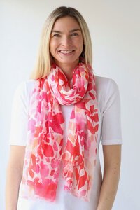 Archer House Colour Burst Print Scarf