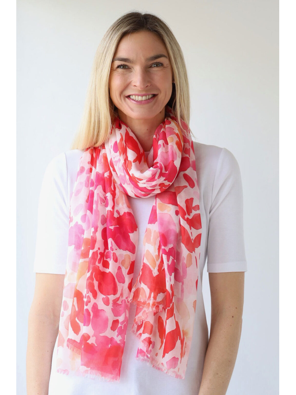 Archer House Colour Burst Print Scarf