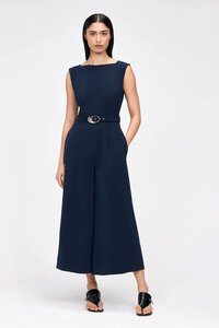 Veronika Maine Boat Neck Jumpsuit