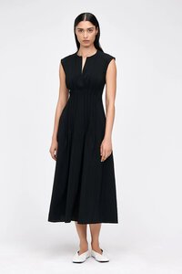 Veronika Maine Tuck Waist Dress