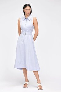 Veronika Maine Marled Shirt Dress