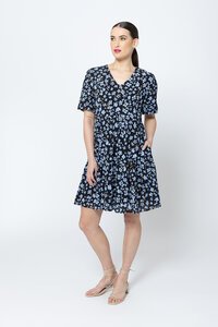 Seeking Lola Azure Petal Lily Dress