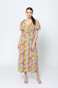 Billie the Label Skilful Summer Bouquet Midi Dress