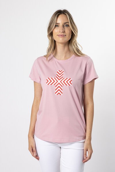 Stella + Gemma Chevron Cross Tee-new-Preen