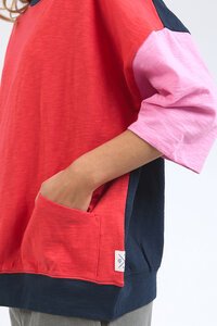 Elm Mazie Colour Block Sweat