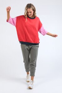 Elm Mazie Colour Block Sweat