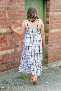 Miss Manlow Flora Ric Rac Maxi Dress