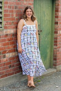 Miss Manlow Flora Ric Rac Maxi Dress