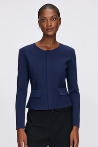 Veronika Maine Zip Front Milano Jacket