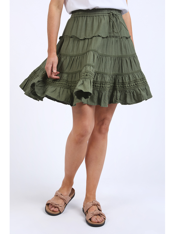 Elm Market Lace Trim Skirt