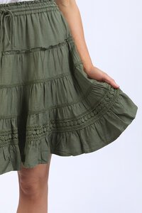 Elm Market Lace Trim Skirt