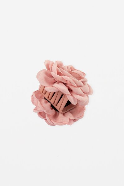 Stella + Gemma Fabric Rose Claw Clip-best-sellers-Preen