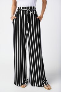 Joseph Ribkoff Stripe Wide Leg Pant