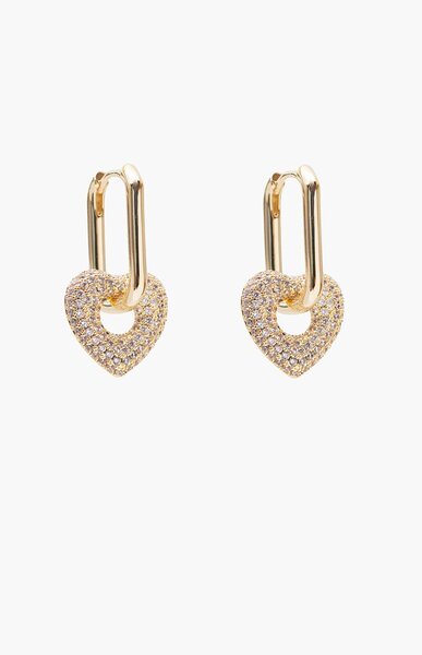 Antler Sweetheart Hoop Earring-best-sellers-Preen