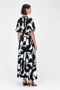 Veronika Maine Shadow Leaf Maxi Dress