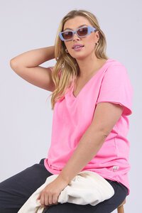 Elm Neon Vee Tee