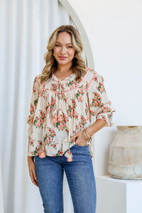 Joop & Gypsy Marseille Ditsy Garden Top