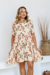 Joop & Gypsy Marseille Disty Button Tier Dress