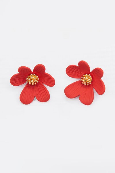 Stella + Gemma Mini Flower Petal Earrings-new-Preen