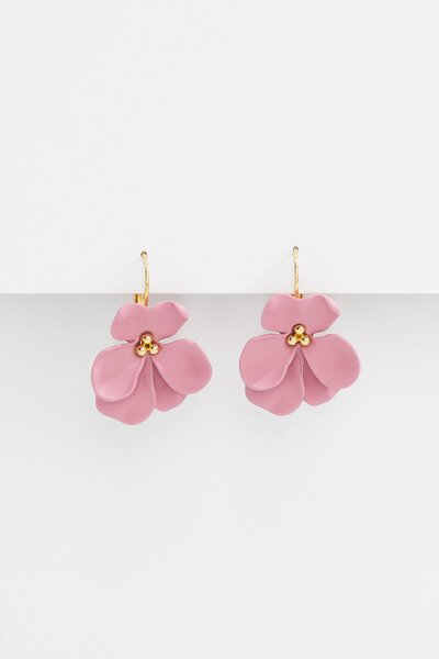 Stella + Gemma Large Flower French Hook Earring-new-Preen