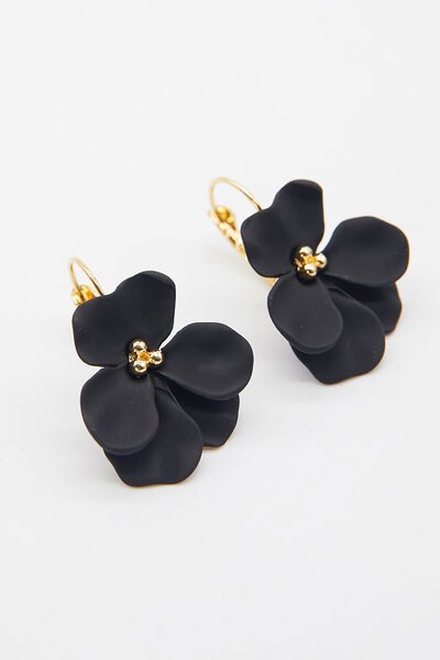 Stella + Gemma Flower Petal Hook Earring-new-Preen