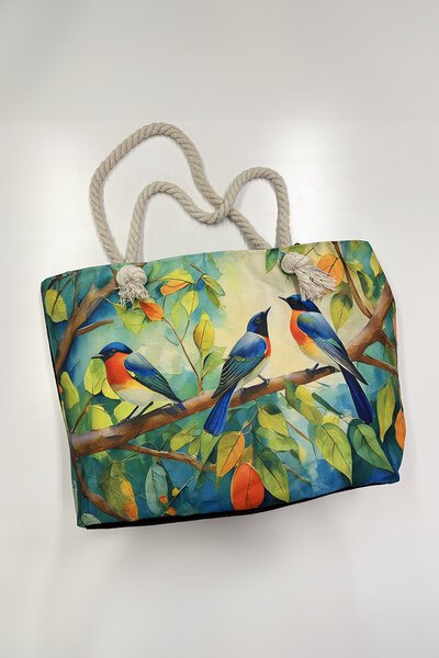 Alice + Lily Bird Tote Bag-best-sellers-Preen