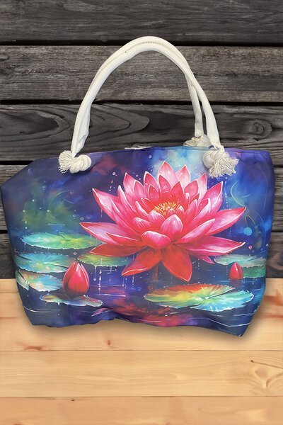 Alice + Lily Water Lily Tote Bag-best-sellers-Preen