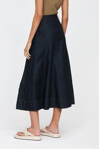 Veronika Maine Tencel Denim Midi Skirt