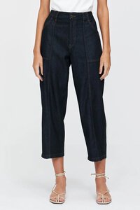 Veronika Maine Tencel Denim Barrel Leg Pant